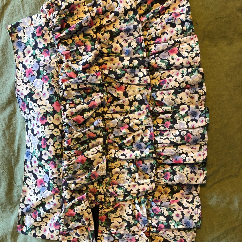Floral Ruffle Mini Skirt - Picture 3 of 3